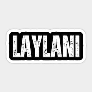 Laylani Name Gift Birthday Holiday Anniversary Sticker